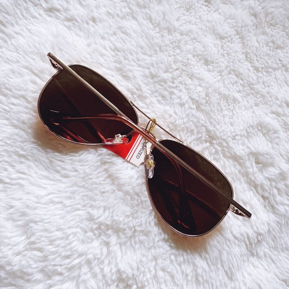 Zuri Orange Polarized Mirrored Sunglasses - Picture 14 of 15